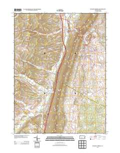 Roaring Spring 2013 topographic map thumbnail