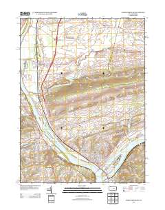 Northumberland 2013 topographic map thumbnail