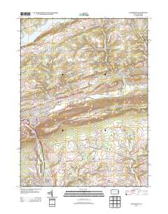 Palmerton 2013 topographic map thumbnail