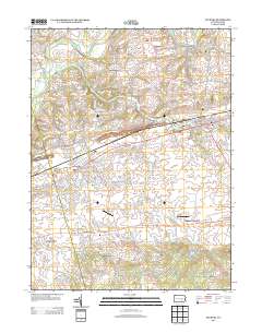 Palmyra 2013 topographic map thumbnail