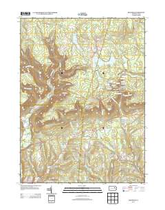 Red Rock 2013 topographic map thumbnail