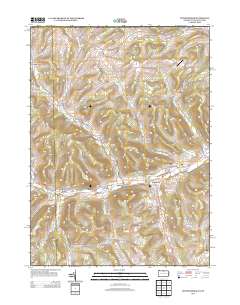 Potter Brook 2013 topographic map thumbnail