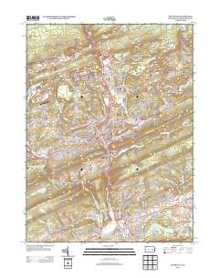 Pottsville 2013 topographic map thumbnail