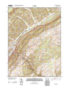 Tyrone 2013 topographic map thumbnail