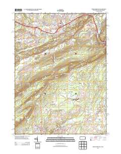 Stroudsburg 2013 topographic map thumbnail