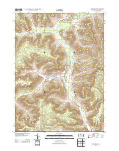 Smethport 2013 topographic map thumbnail