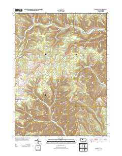 Rathbun 2013 topographic map thumbnail