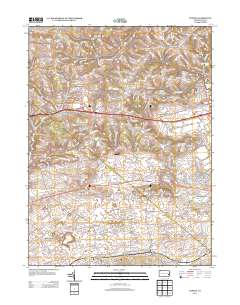 Topton 2013 topographic map thumbnail