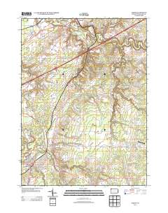 Albion 2013 topographic map thumbnail
