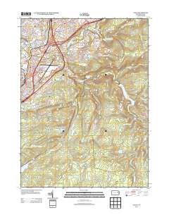 Avoca 2013 topographic map thumbnail