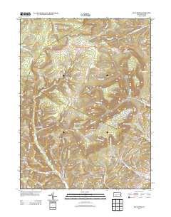 Blue Knob 2013 topographic map thumbnail