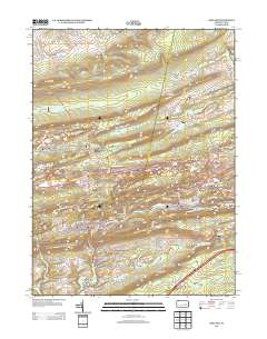 Ashland 2013 topographic map thumbnail