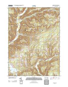 Bodines 2013 topographic map thumbnail