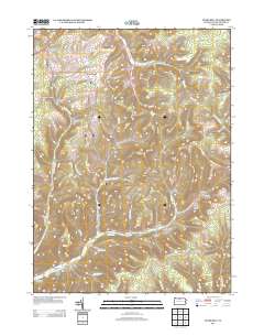 Ayers Hill 2013 topographic map thumbnail