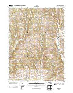Benton 2013 topographic map thumbnail