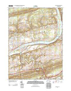 Berwick 2013 topographic map thumbnail
