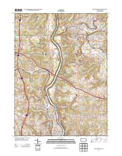 Beaver Falls 2013 topographic map thumbnail