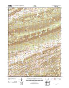 Beaver Springs 2013 topographic map thumbnail