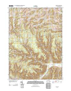 Asaph 2013 topographic map thumbnail