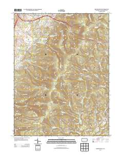Brownfield 2013 topographic map thumbnail