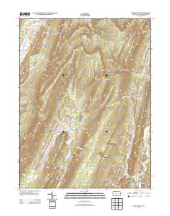 Beans Cove 2013 topographic map thumbnail