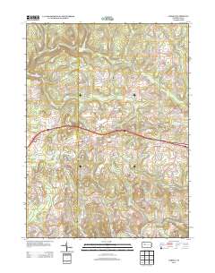 Corsica 2013 topographic map thumbnail