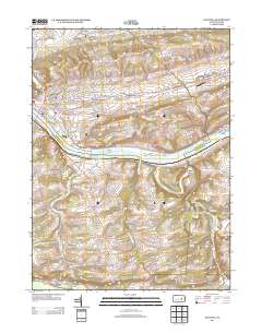 Danville 2013 topographic map thumbnail
