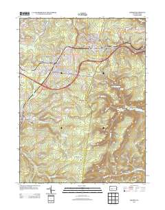 Cresson 2013 topographic map thumbnail
