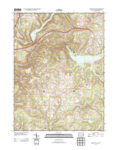 Brush Valley 2013 topographic map thumbnail