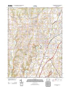 Chambersburg 2013 topographic map thumbnail