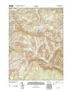 Colley 2013 topographic map thumbnail
