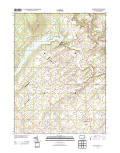 Bedminster 2013 topographic map thumbnail