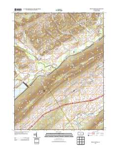 Beech Creek 2013 topographic map thumbnail