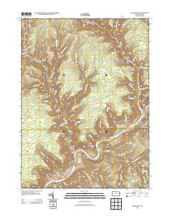 Cedar Run 2013 topographic map thumbnail