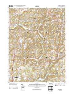 Clymer 2013 topographic map thumbnail