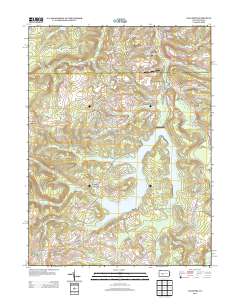 Coalport 2013 topographic map thumbnail