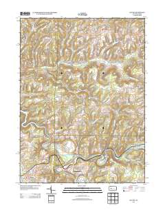 Dayton 2013 topographic map thumbnail