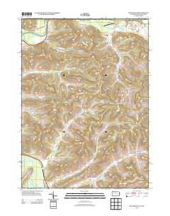 Bullis Mills 2013 topographic map thumbnail