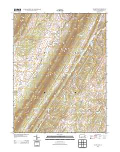 Clearville 2013 topographic map thumbnail