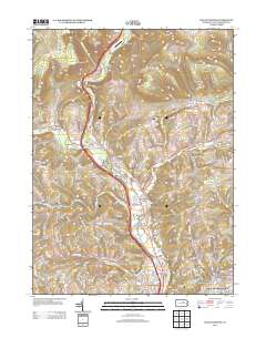 Cogan Station 2013 topographic map thumbnail
