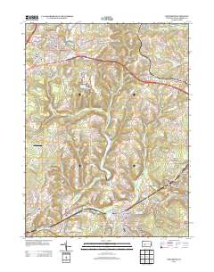 Ebensburg 2013 topographic map thumbnail