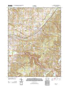 Derry 2013 topographic map thumbnail