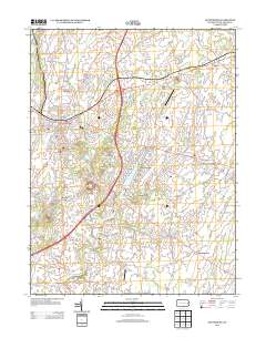 Gettysburg 2013 topographic map thumbnail