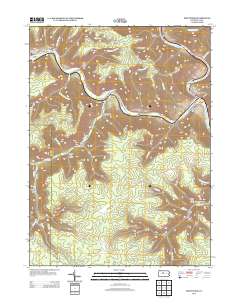 Driftwood 2013 topographic map thumbnail