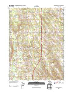 Edinboro South 2013 topographic map thumbnail