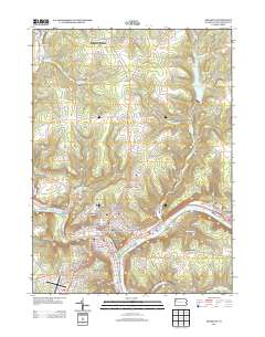 Franklin 2013 topographic map thumbnail