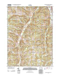 Franklin Forks 2013 topographic map thumbnail