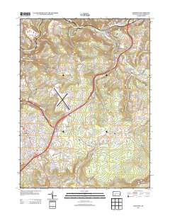 Geistown 2013 topographic map thumbnail