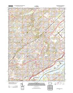 Frankford 2013 topographic map thumbnail