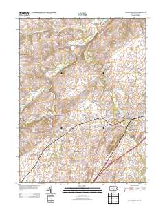 Shippensburg 2013 topographic map thumbnail